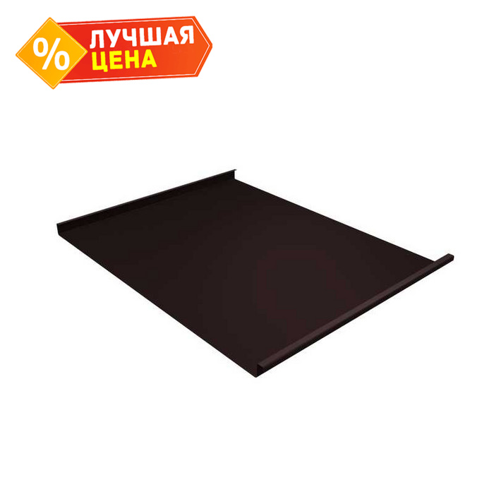 Фальцевая кровля Фальц двойной стоячий Grand Line 0,5 Satin RAL 8017