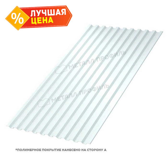 Профлист Металл Профиль С-21 0,65 Полиэстер RAL 9003 Белый