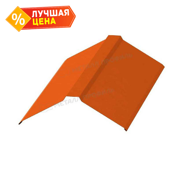 Планка конька плоского 190х190х2000 NormanMP (ПЭ-01-2004-0.5)