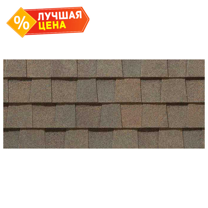 Коньковый элемент CertainTeed 3 Коричневый | Shangle Ridge Brownstone