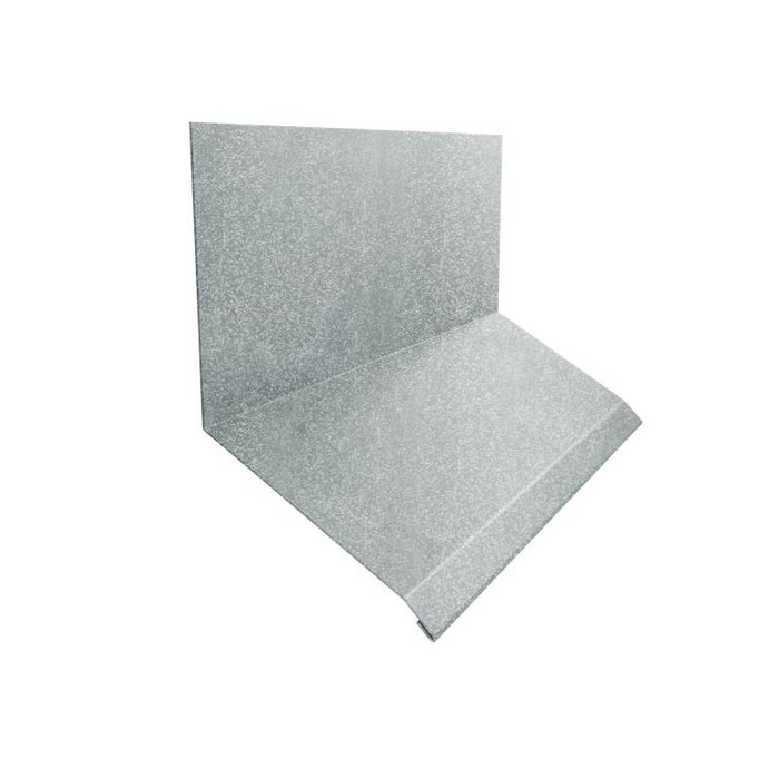 Планка примыкание верхнее к стене фальц Grand Line 150х130х20 0,55 Zn