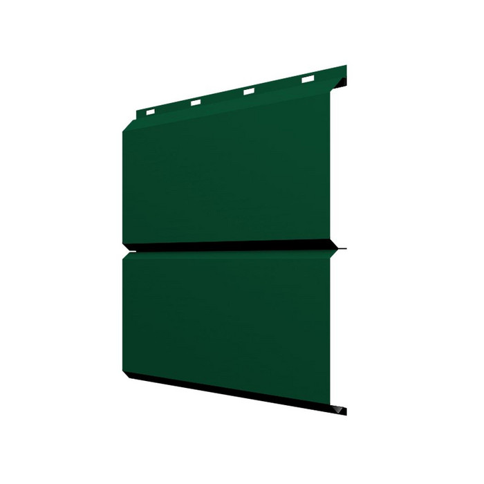 Софит ЭкоБрус без перфорации 0,345 Grand Line 0,45 PE RAL6005 зеленый мох